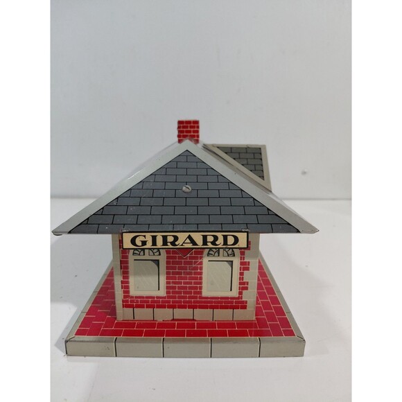 Marx O Gauge Model Railroad Scenery Girard Whistle Station/Depot Building - Picture 7 of 8